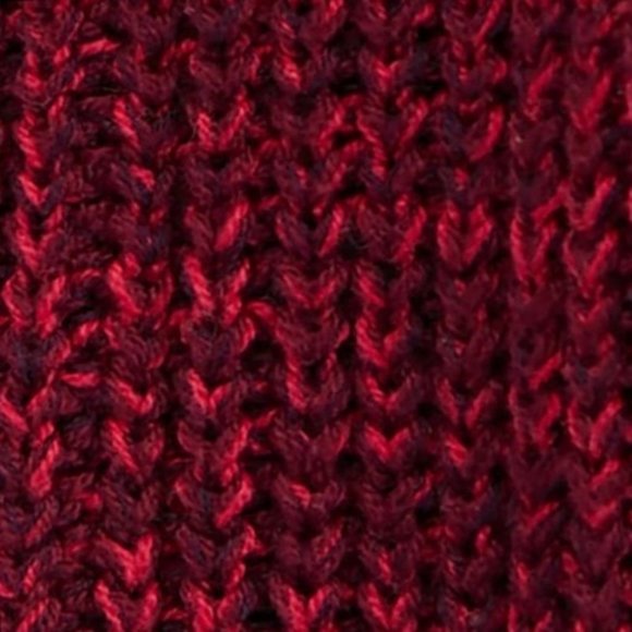 Free People High Hopes Plum Blossom Burgundy Red Chunky Knit Cardigan Size XS - Picture 4 of 5